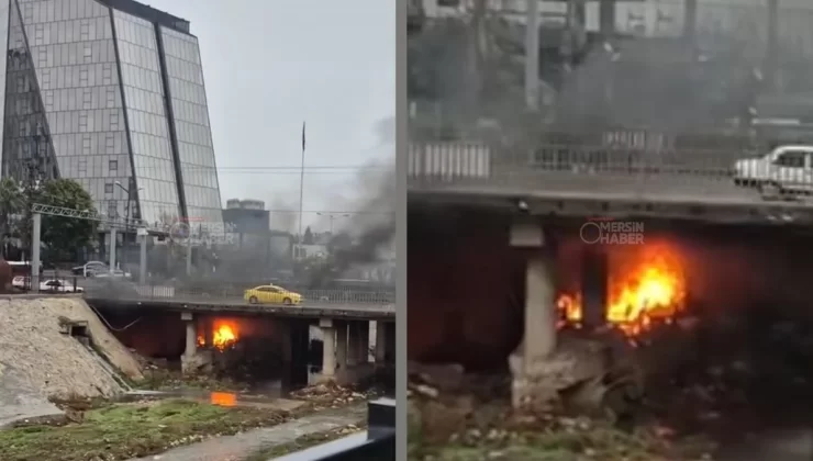 Müftü Köprüsü Altında Yangın: Görgü Tanıklarından ” Kulübede Yaşlı Adam Vardı” İddiası Geldi!