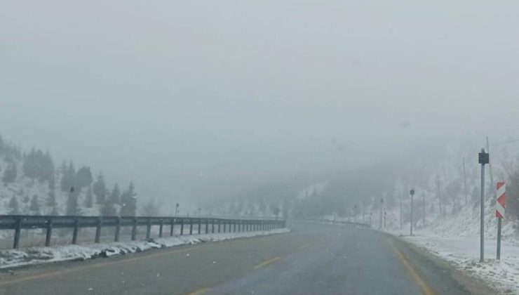 Mersin çıkışı buz kesti: Sertavul geçidi alarm veriyor