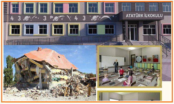 EĞİTİMDE YARALAR SARILIYOR: YIKILANIN YERİNE DAHA GÜÇLÜSÜ İNŞA EDİLDİ