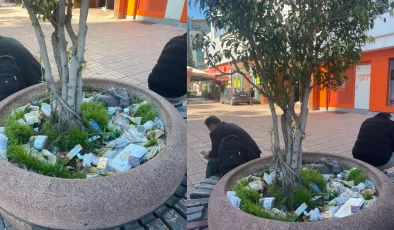 Akdeniz’de oturma banklarının yanı çöp yığınına döndü!