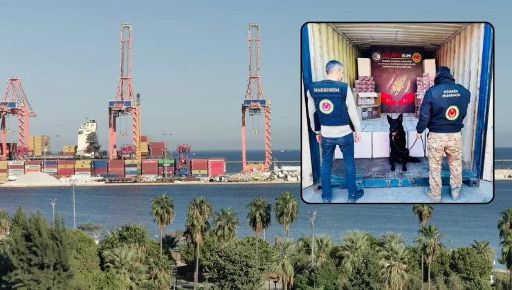 Mersin Gümrüğünde Dev İlaç ve Uyuşturucu Operasyonu: 4,6 Milyar TL’lik Kaçak Ele Geçirildi