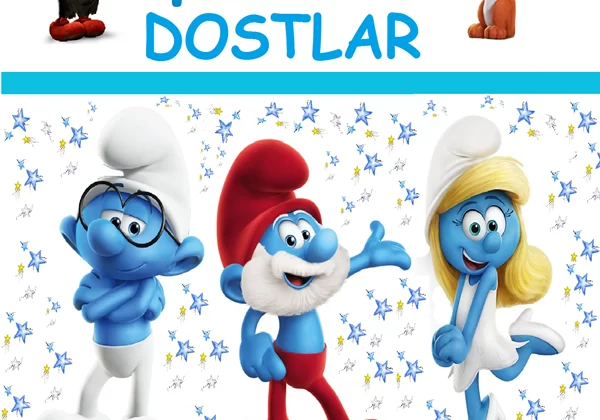 Tarsus’ta çocuklar “Mavi Şirin Dostlar”la buluşuyor