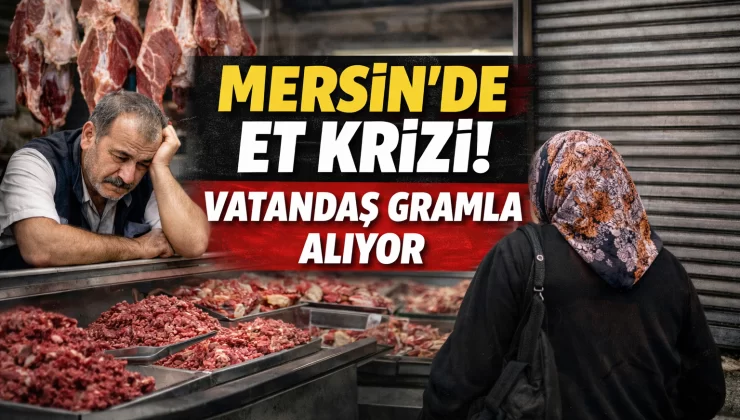 Mersin’de kasaplar isyanda: “Vatandaş vitrine bakıp geçiyor”