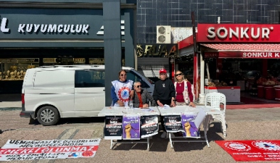 DİSK DEVRİMCİ EMEKLİLER SENDİKASI MERSİN ŞUBE BAŞKANI ÖZCAN DAMLA;SADAKA DEĞİL İNSANCA YAŞAM HAKKIMIZI İSTİYORUZ.