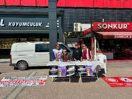 DİSK DEVRİMCİ EMEKLİLER SENDİKASI MERSİN ŞUBE BAŞKANI ÖZCAN DAMLA;SADAKA DEĞİL İNSANCA YAŞAM HAKKIMIZI İSTİYORUZ.