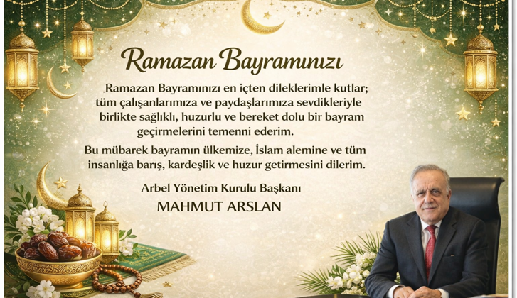 MAHMUT ARSLANDAN RAMAZAN BAYRAMI MESAJI