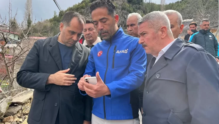 Milletvekili Ali Kıratlı Heyelan Bölgesinde İnceleme Yaptı