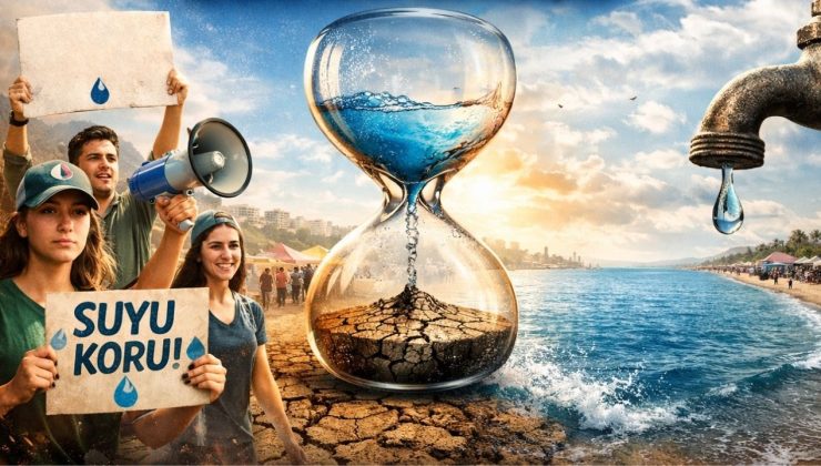 Gençler uyarıyor: “Su yoksa gelecek yok!” Erdemli’de büyük buluşma