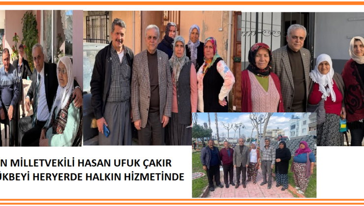 Ak Parti Mersin Milletvekili HASAN UFUK ÇAKIR, RAMAZAN AYI boyunca mersinin heryerinde