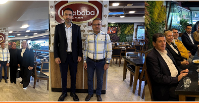 AK PARTİ MERSİN İL TEŞKİLATI’NDAN ESNAF ÇIKARTMASI: BAŞKAN ALDEMİR HACI BABA ET LOKANTASI’NDAYDI