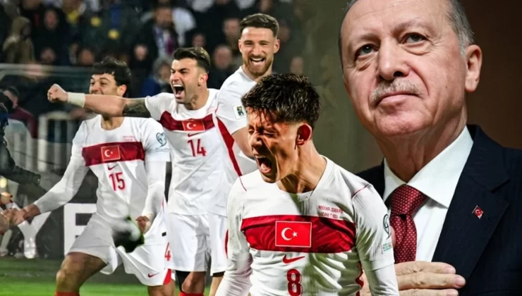 Cumhurbaşkanı Erdoğan’dan millilere tebrik telefonu!