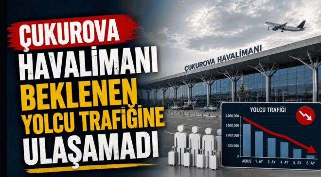 Çukurova Havalimanı Beklenen Yolcu Trafiğine Ulaşamadı