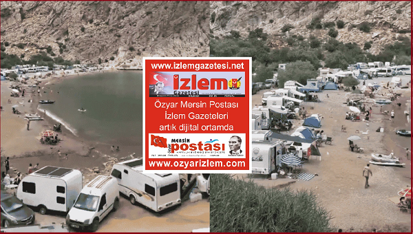 Eğribük Koyu’nda Karavan İstilası: Vatandaşlar Tepkili