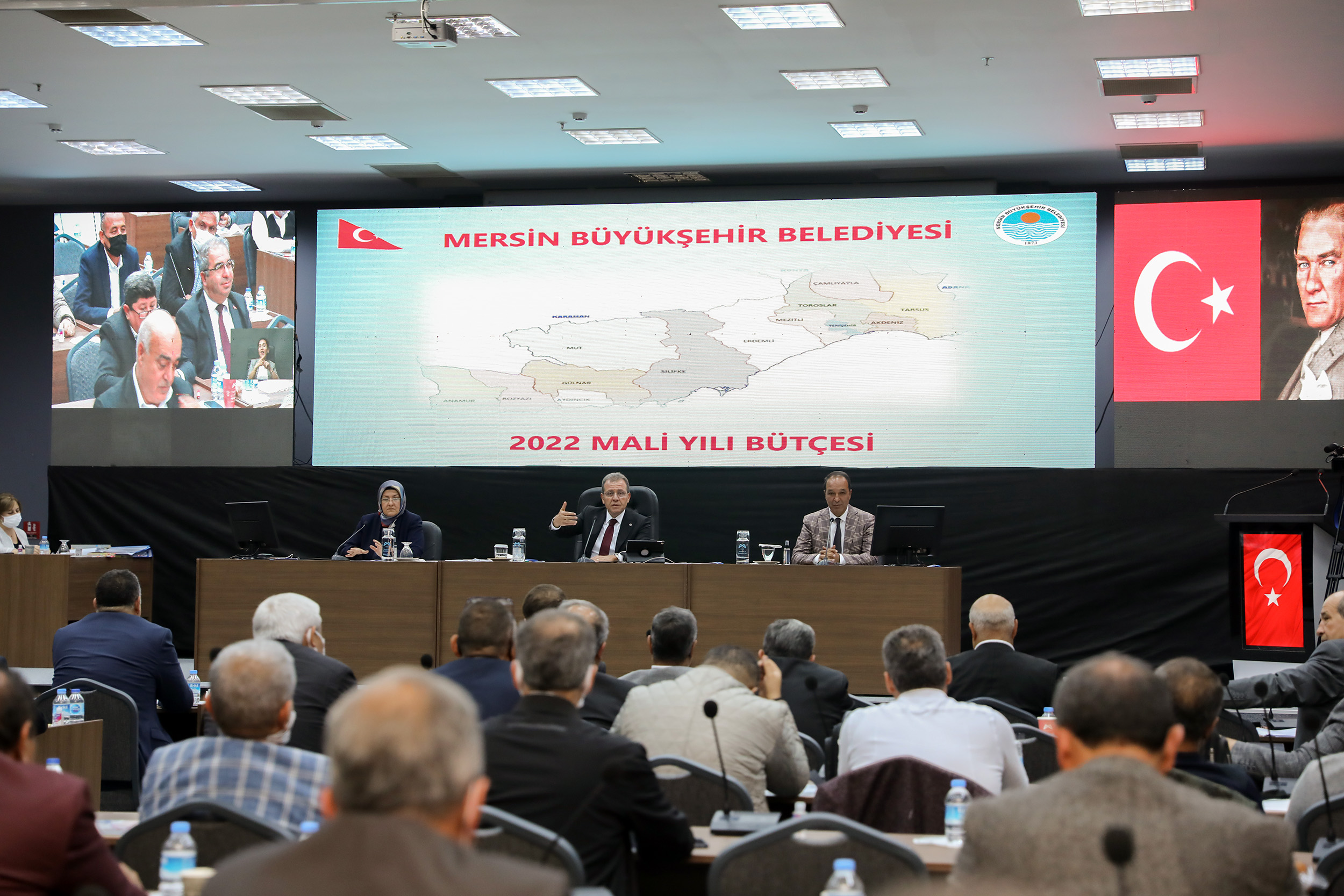 MERSİN BÜYÜKŞEHİR’İN 2022 MALİ YILI BÜTÇESİ KABUL EDİLDİ