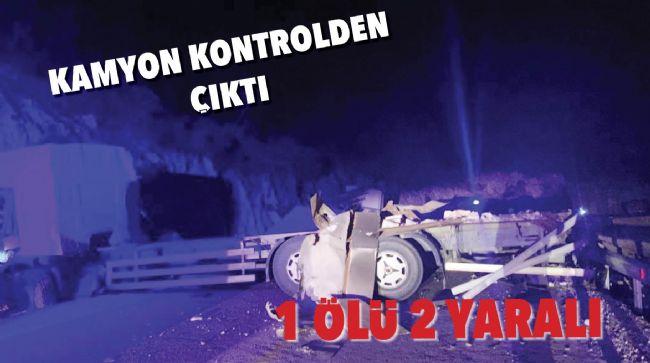 MERSİN’DE TRAFİK KAZASI: