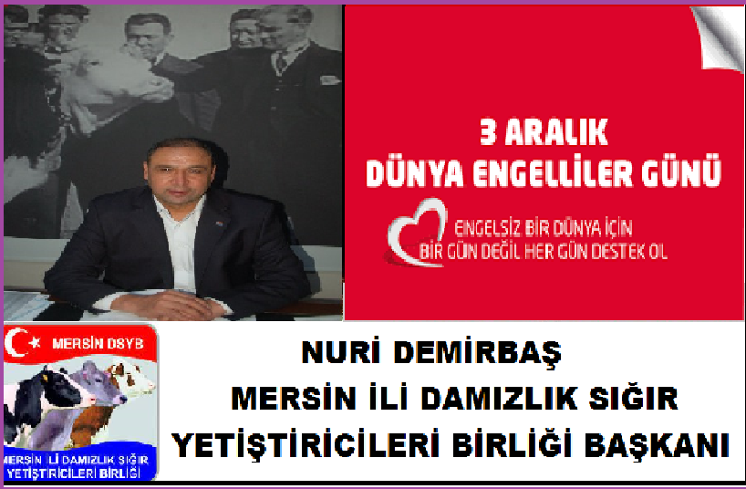 3 ARALIK DÜNYA ENGELİLLER GÜNÜ MESAJLARI;
