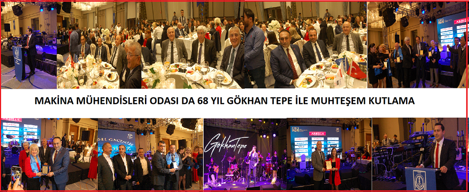 MERSİN MAKİNA MÜHENDİSLERİ ODASI 68 YILINI KUTLADI;
