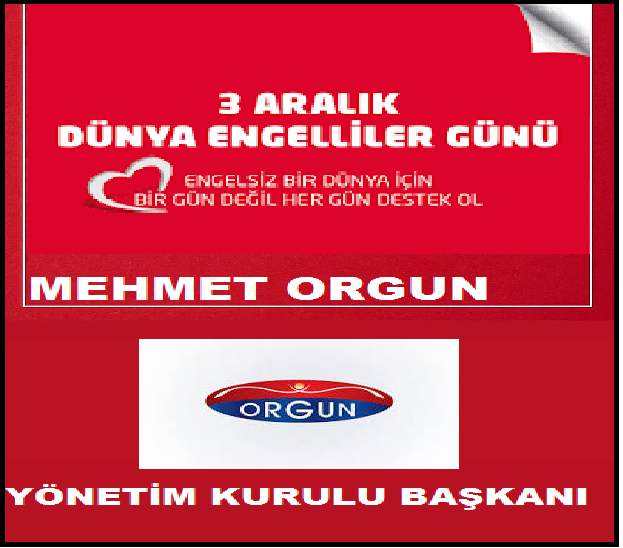 3 ARALIK DÜNYA ENGELİLLER GÜNÜ MESAJLARI;