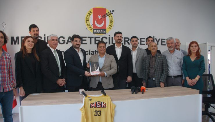 Mersin Spor Kulübü’nden Mersin Gazeteciler Cemiyetine Ziyaret