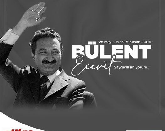 CHP MEZİTLİ İLÇE BAŞKANI AV. ULAŞ YILMAZ: “UNUTULMAYAN LİDER, BÜLENT ECEVİT’İ RAHMETLE ANIYORUZ”