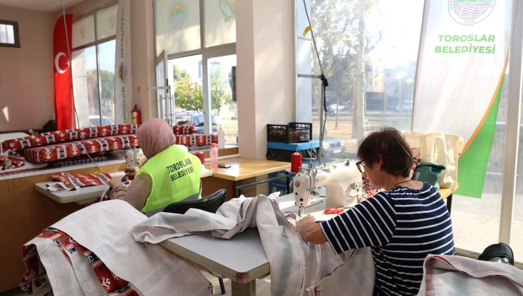 TOROSLAR’DA İHTİYAÇLAR BELEDİYE ATÖLYELERİNDE ÜRETİLİYOR
