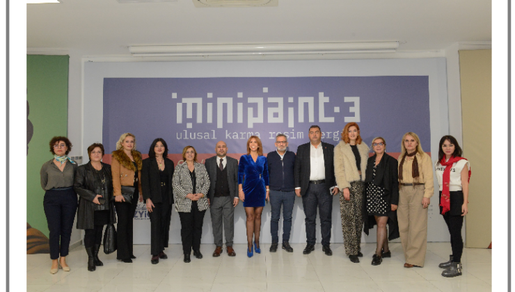 Yenişehir Belediyesi “Minipaint-3” sergisini açtı