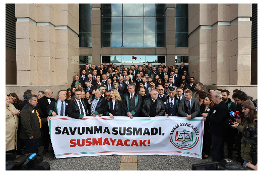 MERSİN BAROSU BAŞKANIÖZDEMİR, İSTANBUL BAROSU YÖNETİMİNİN YARGILANDIĞI DAVAYA KATILDI