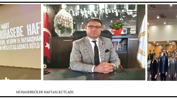 MUHASEBECİLER HAFTASI KUTLADI;