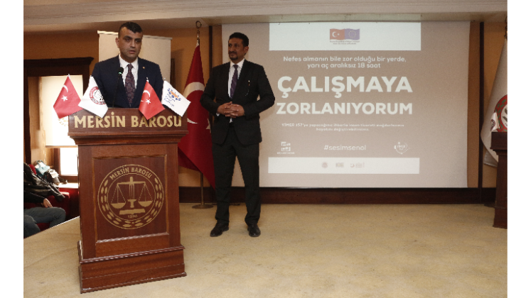 BARO BAŞKANI ÖZDEMİR: “İNSAN TİCARETİ İLE DAHA GÜÇLÜ MÜCADELE EDİLMESİ GEREKİYOR”