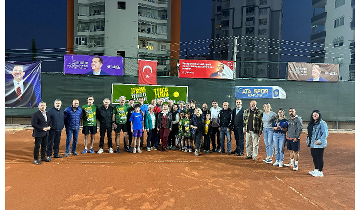 TÜRKİYE’DE İLK; “KUŞAKLAR BULUŞUYOR” TENİS TURNUVASI DÜZENLENDİ.