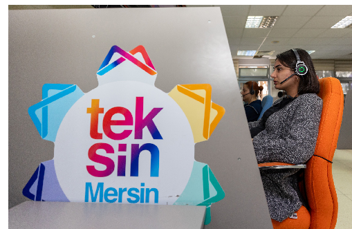 MERSİNLİLER SESİNİ,BÜYÜKŞEHİR’İN İLETİŞİM MERKEZİ TEKSİN İLE DUYURUYOR