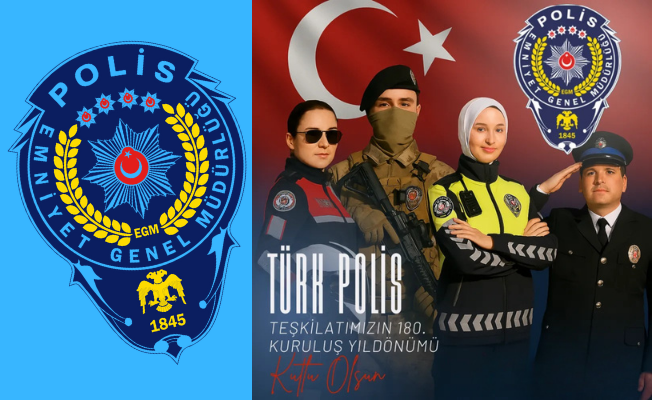 Türk Polis Teşkilatı’nın 180. Yıl Dönümü Mersin’de Kutlandı Türk Polis Teşkilatı, 180. kuruluş yıl dönümünü ve Polis Haftası’nı Mersin’de düzenlenen törenle kutladı.