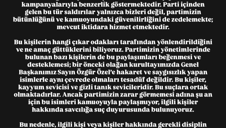 ECZ. ÇAĞATAY ÇAKAR DAN  BASINA VE KAMU OYUNA