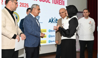 Düzenlenen ”Beceri Temelli Yarışmalar” ödül törene katılım gösterdim