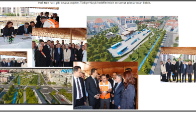 Hızlı tren hattı gibi devasa projeler, Türkiye Yüzyılı hedeflerimizin en somut adımlarından biridir.