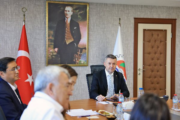 MTSO BAŞKANI HAKAN SEFA ÇAKIR  ”Mersin, Çin’le temaslarını artırıyor!!DEDİ..