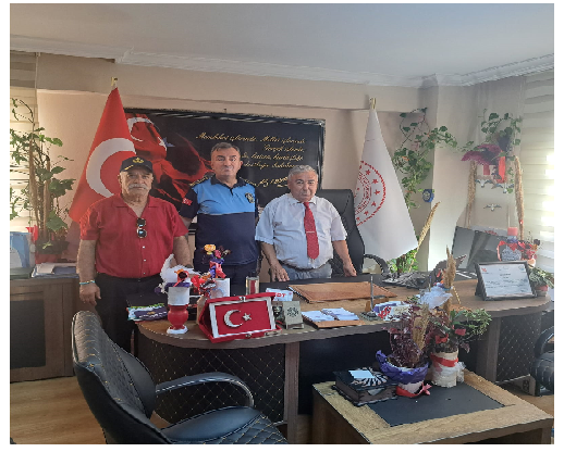 AKDENİZ ZABITA MÜDÜRÜ SN UFUK SİVASLİOGLU VE VE EĞİTİM  KOCU SN ABULLLAH KENDIRDEN MEFKEZIMIZE   ZİYARET.