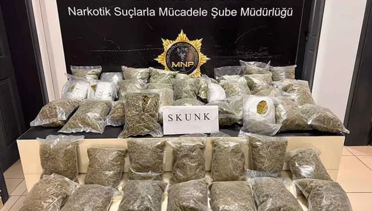Mersin’de Otoyol Operasyonunda 23 Kilo Skunk Ele Geçirildi