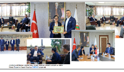 Avusturya Büyükelçisi Gabriele Juen, Ticaret Müşaviri Gerhard Lackner ile birlikte Mersin Ticaret ve Sanayi Odası’nı (#MTSO) ziyaret etti.
