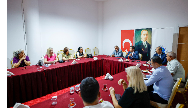 Başkan Özyiğit, mahalle muhtarıyla bir araya geldi