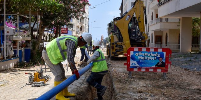 MESKİ, YAPRAKLIKOY MEVKİİNİN İÇME SUYU HATTINI YENİLEDİ