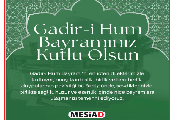 Gadir-i Hum Bayramı Kutlu Olsun.