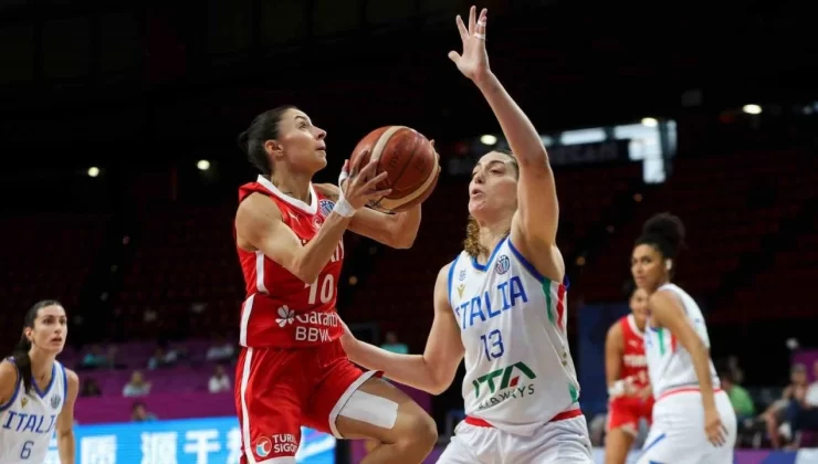 A Milli Kadın Basketbol Takımı, çeyrek finalde İtalya’ya kaybetti