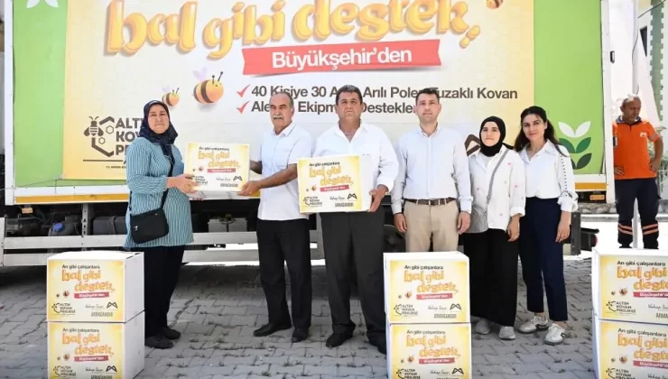 Mersin’de Arıcılara “Bal Gibi” Destek