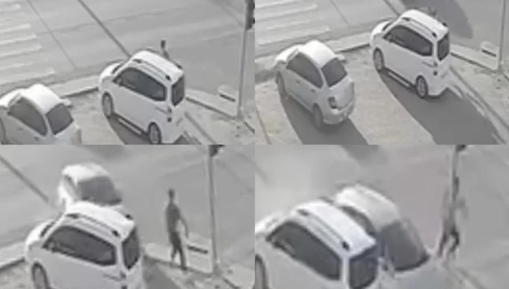 İki ayrı kazada saniselerle ölümden kurtuluş: O anlar kamerada
