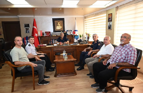 İL JANDARMA ALAY KOMUTAN YARDIMCISINDAN ESOP A ZİYARET; Birlik Başkanvekili Nihat Dağ delen,den ziyaret açıklması;