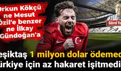 Beşiktaş 1 milyon dolar ödemedi Türkiye için az hakaret işitmedi: Orkun Kökçü ne Mesut Özil’e benzer ne İlkay Gündoğan’a Şu sıralarda Türkiye’nin, özellikle de Beşiktaşlıların gündeminde Orkun Kökçü.