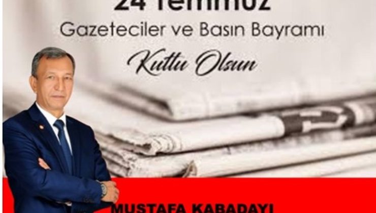 24 temmuz basın bayramı kutlama mesajı