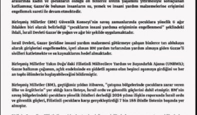 GAZZE’DE, İNSANİ YARDIM MALZEMELERİNE ERİŞİM ENGELLENİYOR