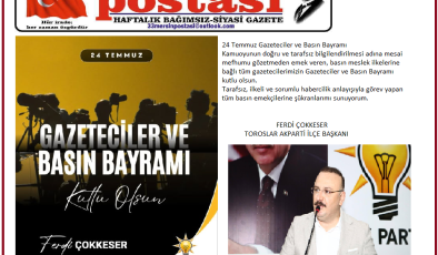 24 TEMMUZ BASIN BAYRAMI  KUTLAMA MESAJLARI;